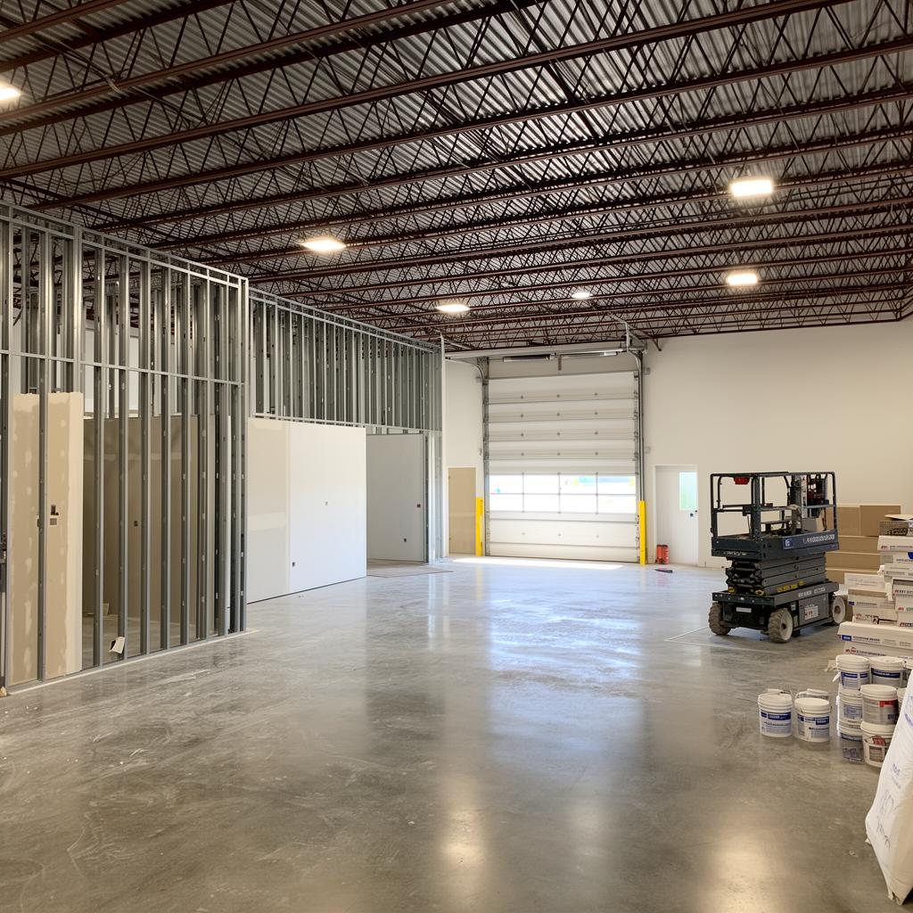 Warehouse build-out by AMV Construction