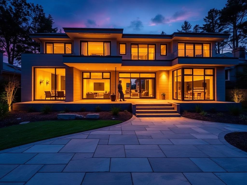 Custom luxury home built by AMV Construction